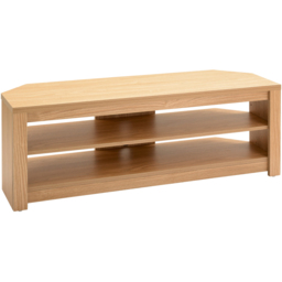 TTAP Memphis 2 Shelf Oak TV Stand - Size: 14.4 x 100 x 39.5cm - Brown - Wilko - thumbnail 3
