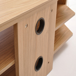 TTAP Memphis 2 Shelf Oak TV Stand - Size: 14.4 x 100 x 39.5cm - Brown - Wilko - thumbnail 7