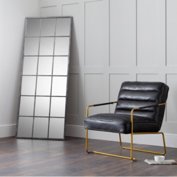 Julian Bowen Somma Large Window Mirror - Size: 180 x 70cm - Silver - Wilko - thumbnail 3