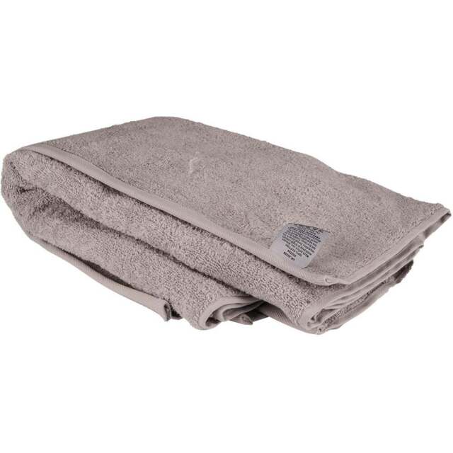 Turkish Cotton Glacier Grey Terry Dobby Bath Towel - Wilko - image 1