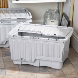 Wham 54L Grey Upcycle Crocodile Storage Box with Lid 3 Pack - Wilko - thumbnail 3