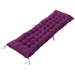 Living and Home Purple Sun Lounger Cushion Cover - Size: 8x160x50cm - Wilko
