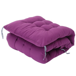 Living and Home Purple Sun Lounger Cushion Cover - Size: 8x160x50cm - Wilko - thumbnail 4