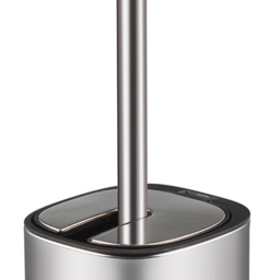 Silver Square Toilet Brush Holder - Size: 11.3 x 38 x 10.5 cm - Wilko - thumbnail 3
