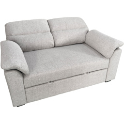 DS Living Vico 2 Seater Silver Woven Fabric Pull Out Sofa Bed - Wilko - thumbnail 6