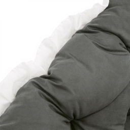 Living and Home Dark Grey Upholstered Ruffle Soft Headboard Pillow 75 x 180cm - Size: 50 x 180 x 10cm - Wilko - thumbnail 5