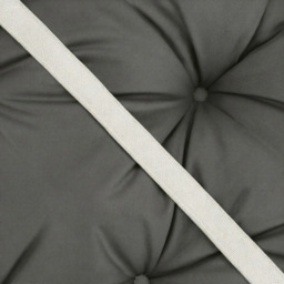 Living and Home Dark Grey Upholstered Ruffle Soft Headboard Pillow 75 x 180cm - Size: 50 x 180 x 10cm - Wilko - thumbnail 7