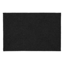 JVL Eden Black Indoor Machine Washable Doormat 40 x 60cm - JVL Homewares - Wilko