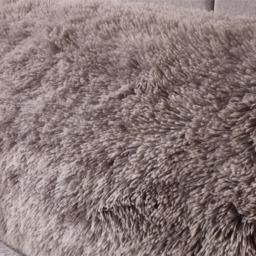 Downland Huggleland Double Grey Long Hair Bolster Pillow - Size: Single - Wilko - thumbnail 4