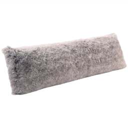 Downland Huggleland Double Grey Long Hair Bolster Pillow - Size: Single - Wilko - thumbnail 1