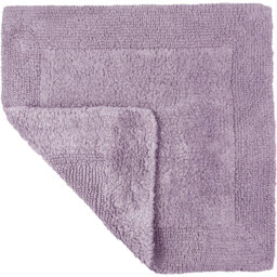 Allure Bath Fashions Elegance Heather Reversible Square Bath Mat 55 x 55cm - Size: 53 x 55cm - Purple - Wilko - thumbnail 4