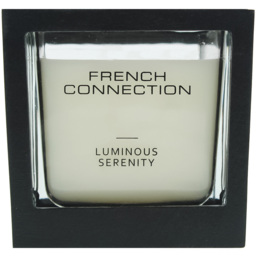 French Connection Wooden Collection Luminous Serenity Scented Candle - Size: 9.1 x 9.9 x 9.4cm - n/a - Wilko