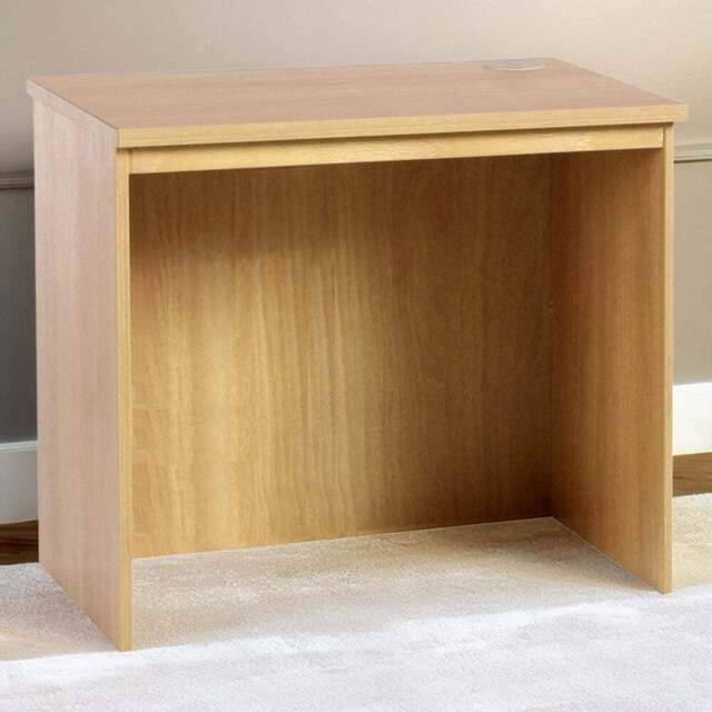 R White Cabinets Home Office Desk Brown - Size: 72.8 x 85 x 54cm - Wilko - image 1