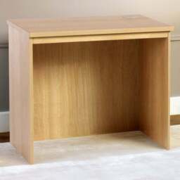 R White Cabinets Home Office Desk Brown - Size: 72.8 x 85 x 54cm - Wilko - thumbnail 1