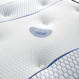 Sareer Matrah Small Single Cool Blue Memory Foam Pocket Mattress - White - Wilko - thumbnail 4