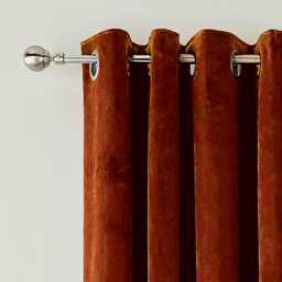 Helena Springfield Escala Lined Copper Curtains 168 x 229cm - Size: W 168 x D 229cm - Wilko - thumbnail 3