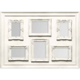 Premier Housewares 2300833 Complements  6-Photo Cream Photo Frame - Size: Multi - Wilko - thumbnail 1
