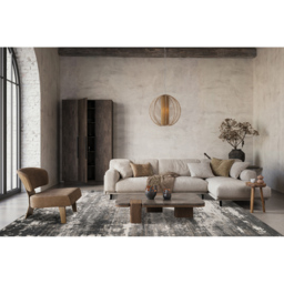 Mayfair Living Room Area Rug Metallic Sheen Contemporary Modern Abstract Design - Grey 120cm x 170cm - Size: 170 x 120 x 0.7cm - Desire Rugs - Wilko - thumbnail 7