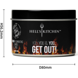 Hell's Kitchen Mulled Wine Scented Candle - Size: 7.5 x 9.2 x 9.2cm - Red - Hells Kitchen - Wilko - thumbnail 7