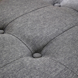 Home Source Verona Charcoal Grey Sleigh Style Window Seat with Storage - Size: 55 x 114 x 41.5cm - Wilko - thumbnail 7