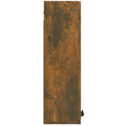 vidaXL 2 Door Smoked Oak Mirrored Bathroom Cabinet - Size: 67 x 64 x 20cm - Brown - Wilko - thumbnail 6