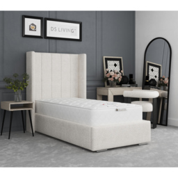 DS Living Glacier Bliss Single Gel Enhanced Bonnell Spring Mattress - White - Wilko - thumbnail 3
