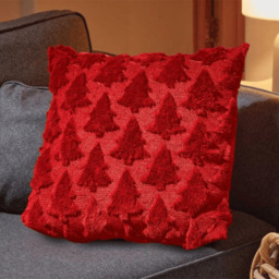 Samuel Alexander Red Christmas Tree Cushion 45 x 45cm - Size: 45 x 45 x 5cm - Wilko - thumbnail 3