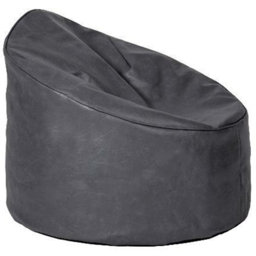 Kaikoo Grey Faux Leather Bean Bag Chair - Wilko - thumbnail 4