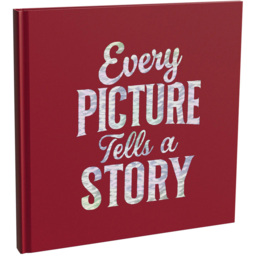 Exacompta Letters Red Photo Album 30 Sheets 60 Photos - Size: 1.7 x 24.7 x 24.7cm - Wilko - thumbnail 1