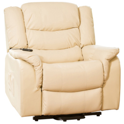 Artemis Home Almeira Cream Massage and Heat Electric Riser Recliner Chair - Size: Single - Wilko - thumbnail 3