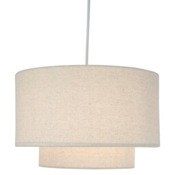Imani Linen Shade - Beige - Wilko - thumbnail 7
