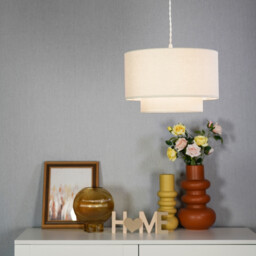 Imani Linen Shade - Beige - Wilko - thumbnail 3