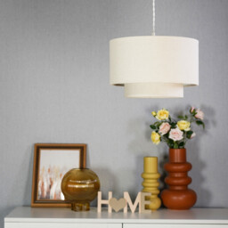 Imani Linen Shade - Beige - Wilko - thumbnail 4