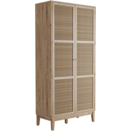 Bordeaux 2 Door Oak Effect Wardrobe - Brown - LPD Home - Wilko - thumbnail 3