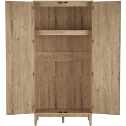 Bordeaux 2 Door Oak Effect Wardrobe - Brown - LPD Home - Wilko - thumbnail 4
