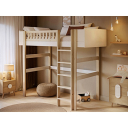 Noomi Kayla White High Sleeper Bed with Reversible Ladder - Size: 175 x 107 x 204cm - Wilko - thumbnail 6