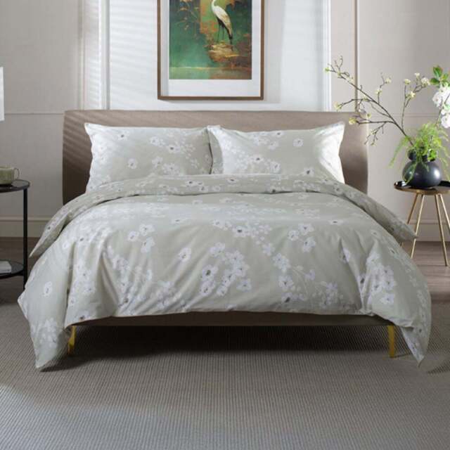 The Lyndon Company Petite Fleure Double Natural Duvet Set - Cream - Wilko - image 1