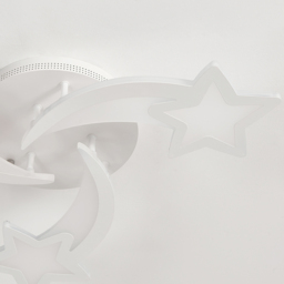 Living and Home 3 White Shooting Star LED Ceiling Light - Size: 6.5 x 60 x 60cm - Wilko - thumbnail 6