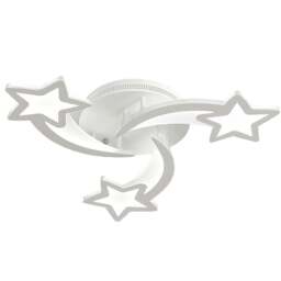 Living and Home 3 White Shooting Star LED Ceiling Light - Size: 6.5 x 60 x 60cm - Wilko