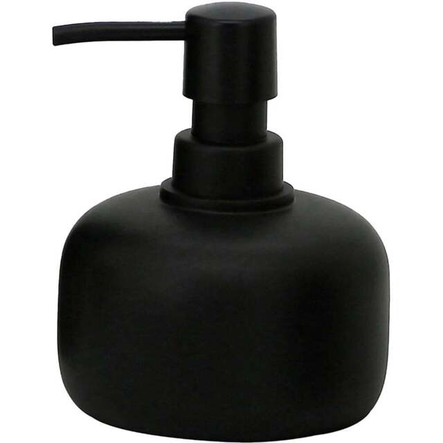 Matte Black Industrial Soap Dispenser - Size: 10 x 12 x 11cm - Wilko - image 1