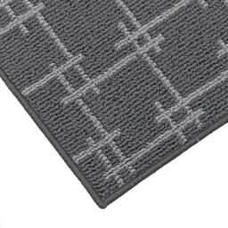 JVL Vector Grey Indoor Machine Washable Doormat 40 x 70cm - JVL Homewares - Wilko - thumbnail 4