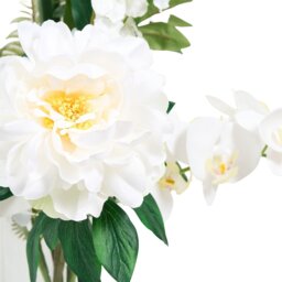 Orchid & Delphinium Vase Arrng - White - Wilko - thumbnail 7