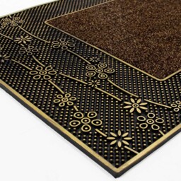 JVL Daisy Gold PVC Pin Doormat 45 x 75cm - JVL Homewares - Wilko - thumbnail 4