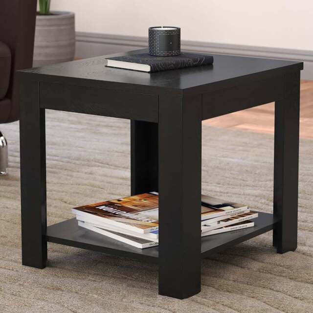 AVF Calibre Black Oak Side Table - AVF Group Ltd - Wilko - image 1