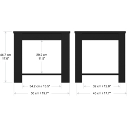 AVF Calibre Black Oak Side Table - AVF Group Ltd - Wilko - thumbnail 6