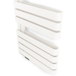 Terma Warp S Matt White Heated Towel Rail 2605 BTU 1110 x 500mm - Size: 111 x 50 x 11.2cm - Wilko - thumbnail 6