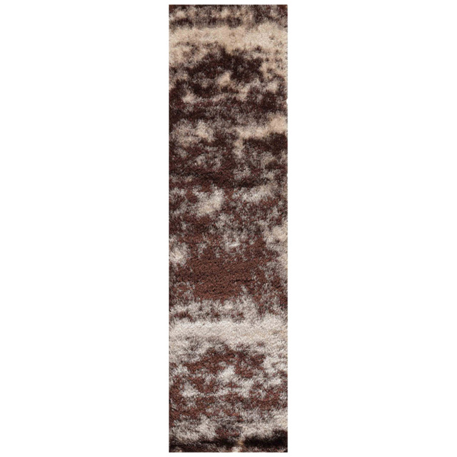 Desire Rug Modern Bronze Two Tone Shimmer Soft Shaggy Area Rug 60 x 220cm - Desire Rugs - Wilko - image 1