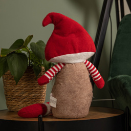 Samuel Alexander Red and White Mushroom Hat Sitting Gonk Christmas Decoration 53cm - Size: 53 x 20 x 20cm - Multi - Wilko - thumbnail 6