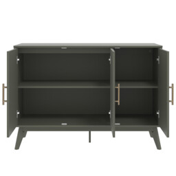 Cora 3 Door Green Sideboard - Wilko - thumbnail 2