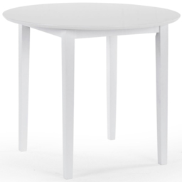 Julian Bowen Orwell 4 Seater Round Dining Set White and Beige - Wilko - thumbnail 5